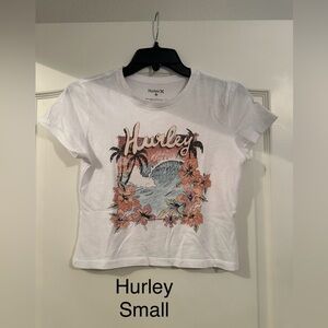 Crop top. Hurley beach shirt. Size small.